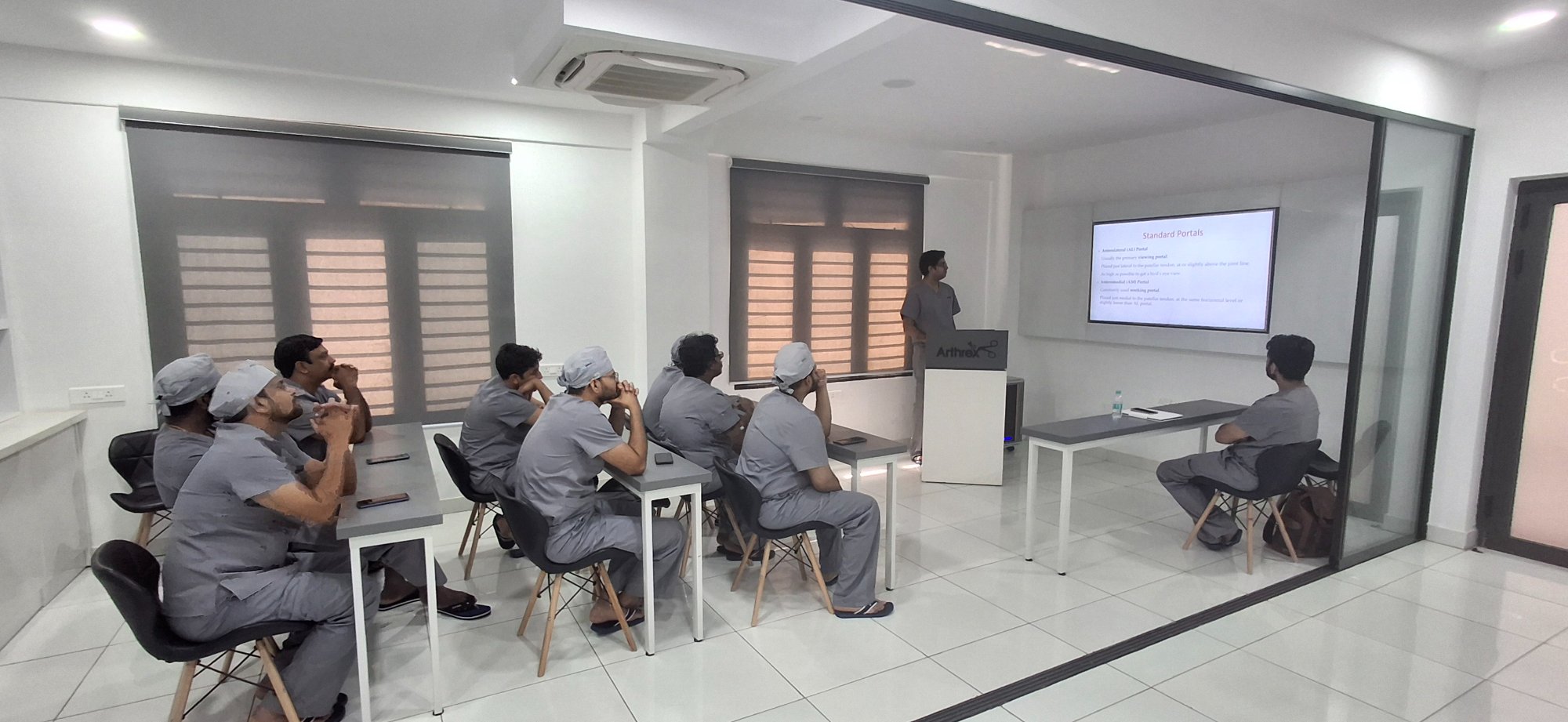 Teaching at Arthrex Skills Lab
